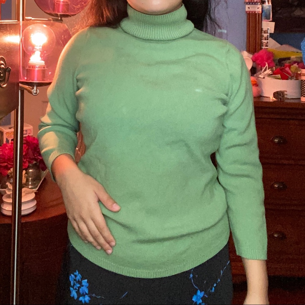 Green Loft Turtleneck